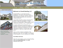 Tablet Screenshot of finnellroofing.com